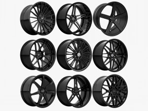 jantes - hamann asanti vossen vorsteiner wald hre raios rotiformes Modelo 3D