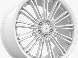 rims - asanti brabus hre lexani vossen vorsteiner wald rotiform 3D Model