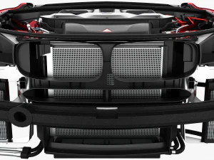 v8 engine suv 3D Model