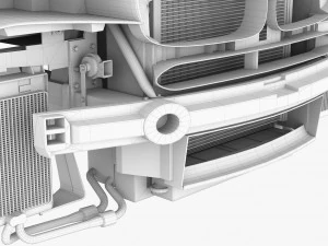 v8 engine suv 3D Model