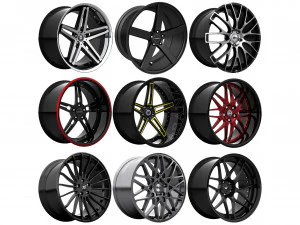 lexani vossen asanti hre hamann rotiform vorsteiner - cole&ccedil;&atilde;o de jantes Modelo 3D