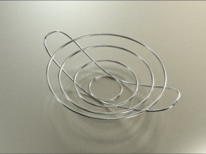 steel bowl 3D 모델