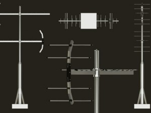 tv roof antenna 3D Model