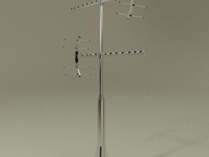 tv roof antenna Modello 3D