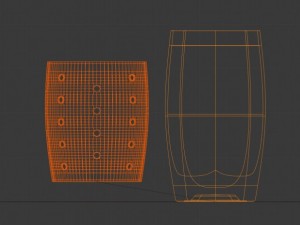 designer glass Modèle 3D