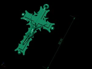 3d cross stl 3D Print Model
