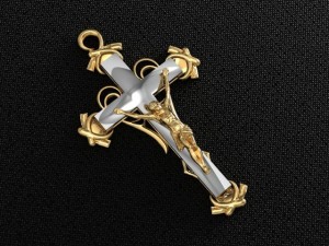 3d cross stl Model do druku 3D