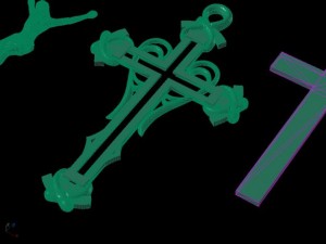 3d cross stl Modello di stampa 3D