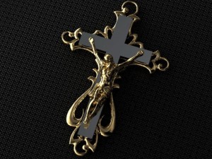 3d cross stl Model do druku 3D