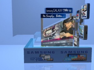 kiosk for exhibitions at mall 3D Model
