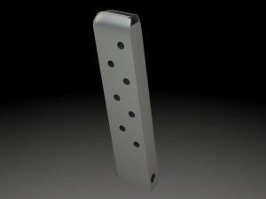 webley and scott automatic pistol cal455 3D Model