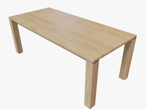 modern dining table 01 3D Model