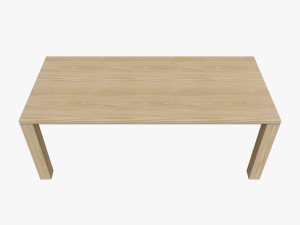 modern dining table 01 Modelo 3D
