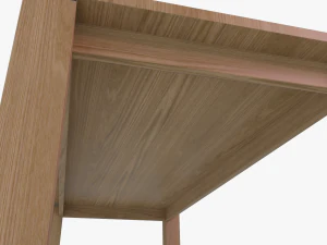 modern dining table 01 3D Model