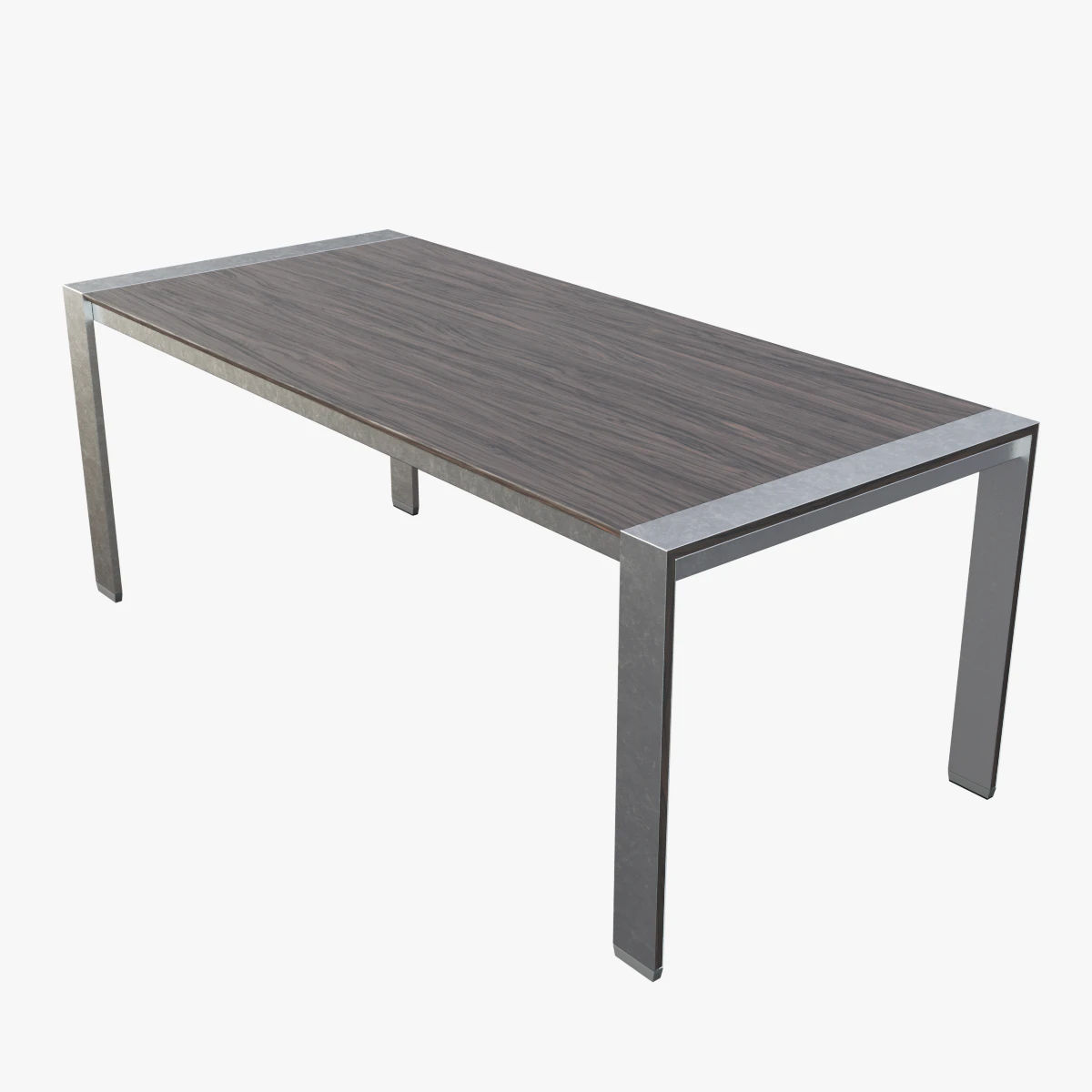 modern dining table 02 3D Model .c4d .max .obj .3ds .fbx .stl .blend 