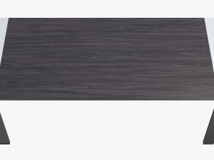 modern dining table 02 3D Model