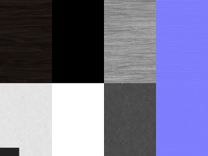 modern dining table 02 3D Model