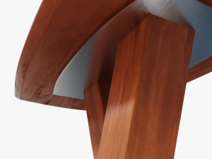 modern dining table 03 Modelo 3D