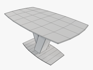 modern dining table 03 Modelo 3D