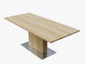 modern dining table 04 3D Model