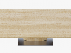 modern dining table 04 3D Model