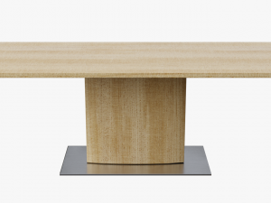 modern dining table 04 3D Model