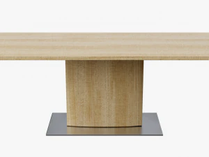 modern dining table 04 3D Model