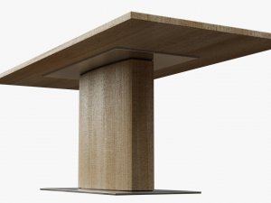 modern dining table 04 3D Model