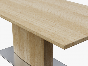 modern dining table 04 3D Model