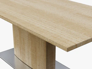 modern dining table 04 3D Model