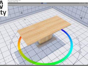 modern dining table 04 3D Model