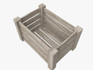 wooden crate 3D Model