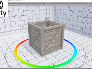 wooden box open 3D 模型