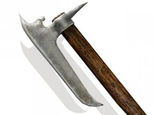 brodaty topór bojowy Model 3D