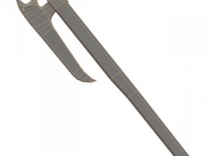 bearded battleaxe Modelo 3D