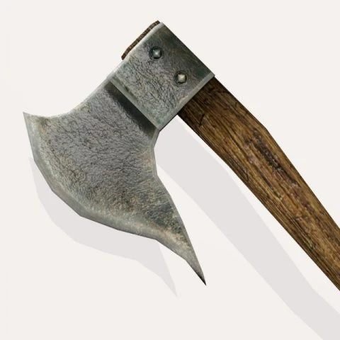 battleaxe dragon slayer 3D Model .c4d .max .obj .3ds .fbx .stl .blend