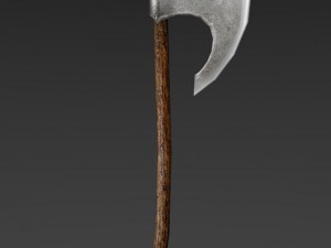 celtic battleaxe 3D Model