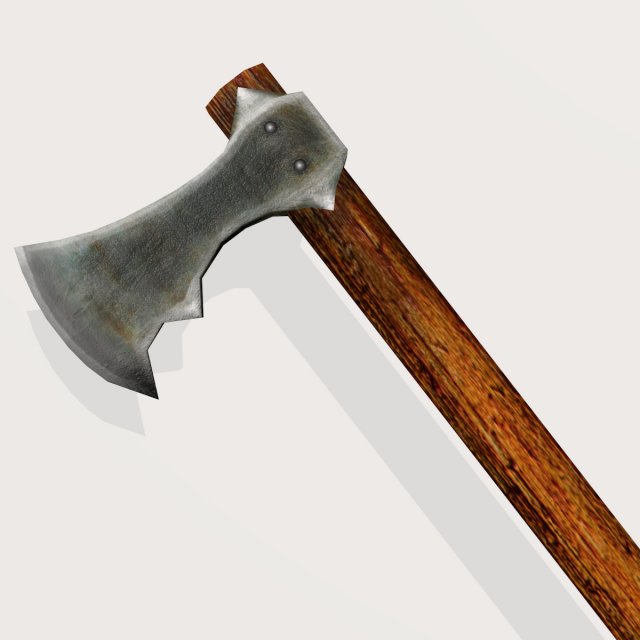 slavic battleaxe 3Dモデル .c4d .max .obj .3ds .fbx .stl .blend 