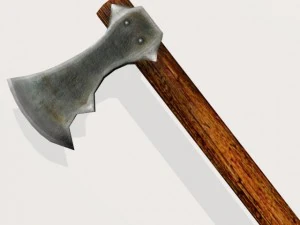 słowiański topór bojowy Model 3D