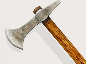 viking battleaxe 3D Model
