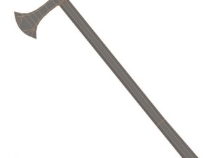 viking battleaxe 3D 모델