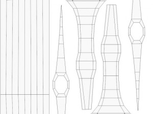 viking battleaxe 3D 모델