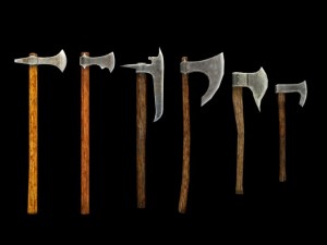 battle axe pack Modèle 3D