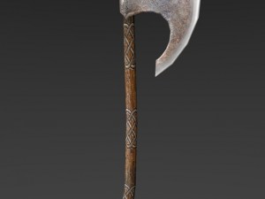 battle axe pack Modèle 3D