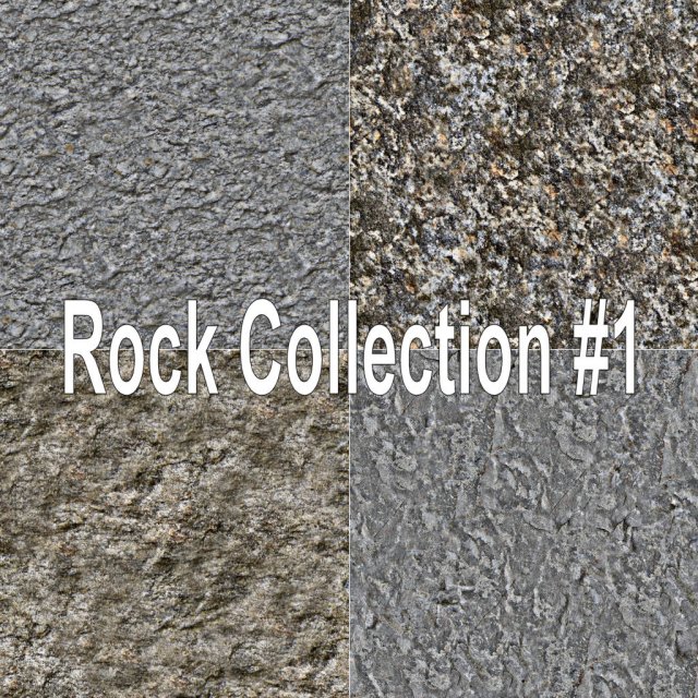 rock collection 1 Tekstur CG .c4d .max .obj .3ds .fbx .stl .blend 