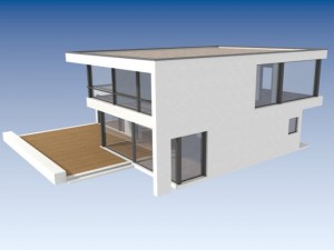 lcube house Model 3D