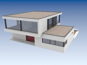 lcube house Model 3D