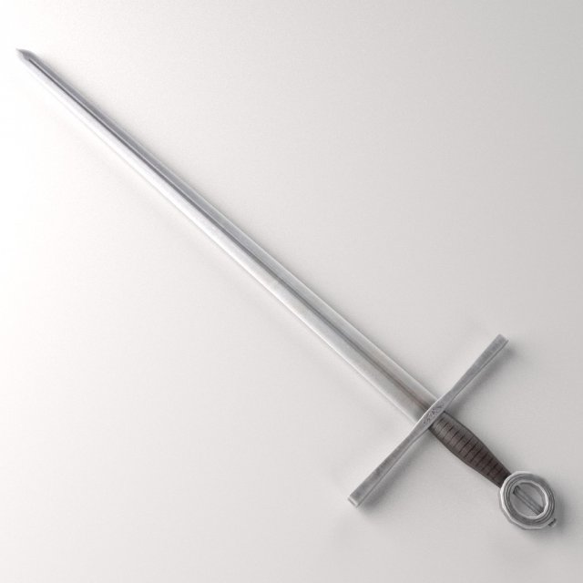 sword 01 3D Модель .c4d .max .obj .3ds .fbx .stl .blend 