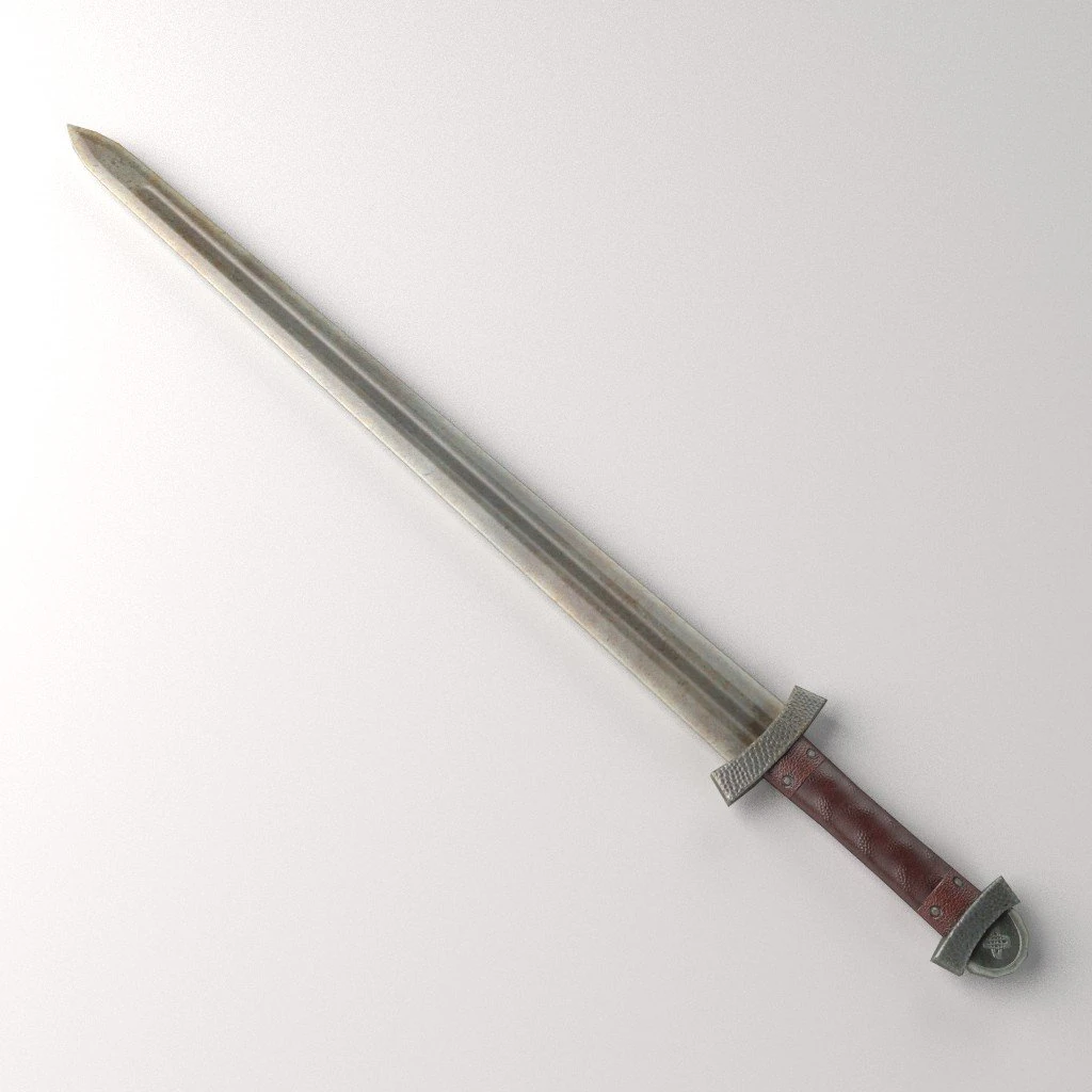 sword 03 3D Model .c4d .max .obj .3ds .fbx .stl .blend 