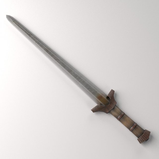 sword 04 Model 3D .c4d .max .obj .3ds .fbx .stl .blend 